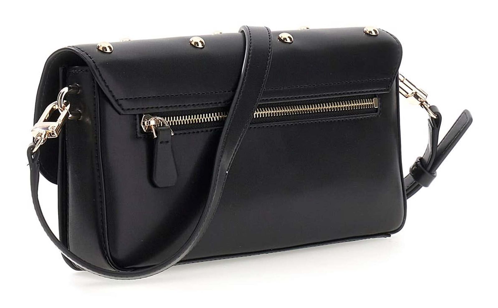 GUESS Sadie Flap Shoulder Bag Black GUESS Sadie Flap Shoulder Bag Black