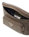 GUESS Certosa Saffiano Eco Compact Bum Bag Brown Shitake