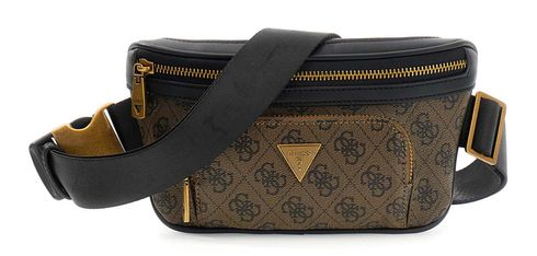 GUESS Vezzola Smart Compact Bum Bag Coffee