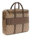 GUESS Milano Laptop Bag M Beige / Brown