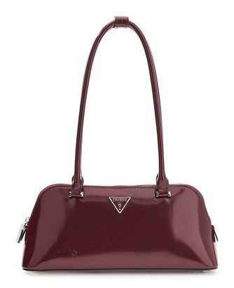 GUESS Arnela Shoulder Satchel Bag Burgundy