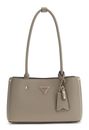 GUESS Meridian II Shoulder Satchel Bag Dark Taupe GUESS Meridian II Shoulder Satchel Bag Dark Taupe