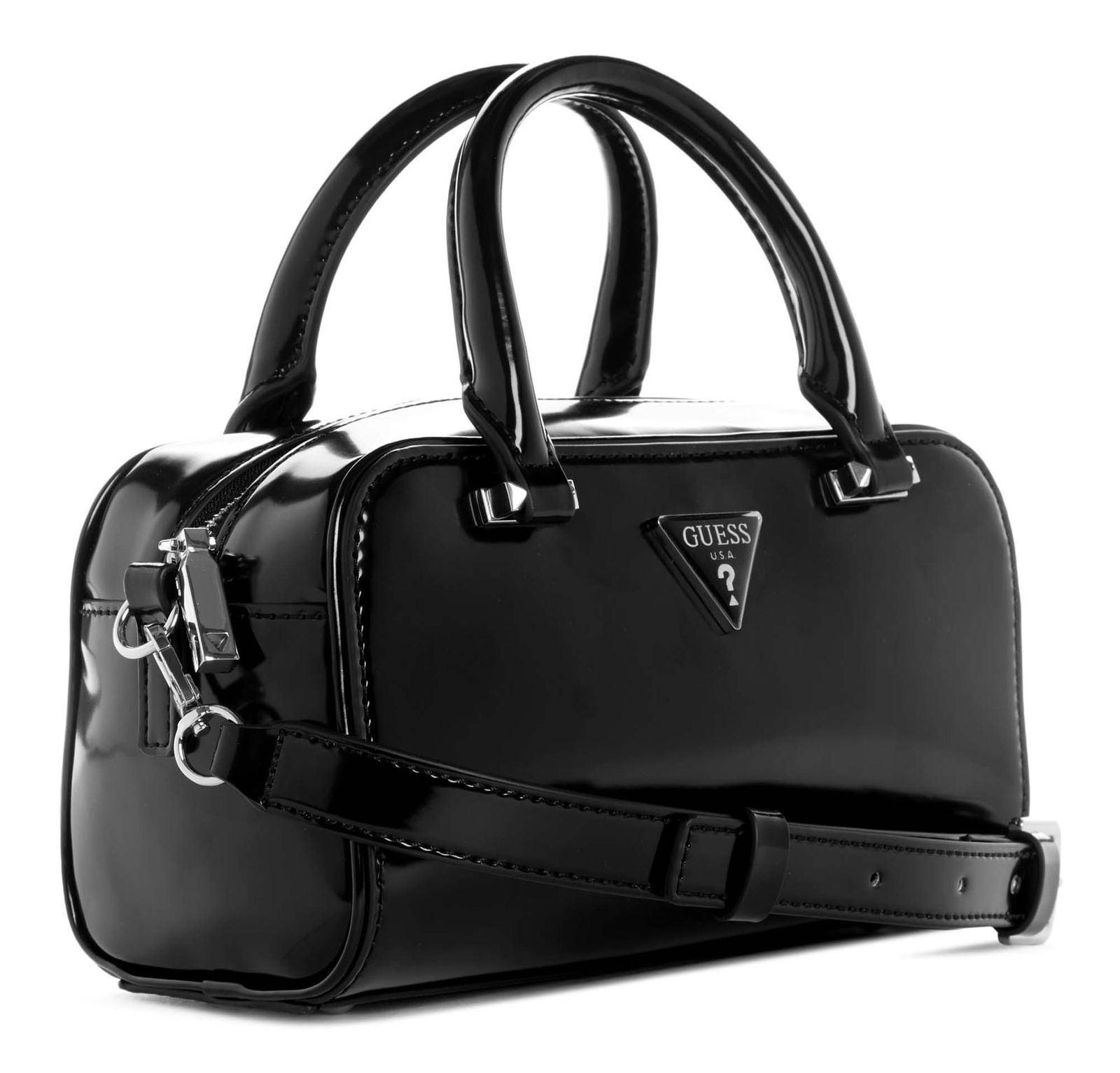 GUESS Arnela Mini Satchel Black GUESS Arnela Mini Satchel Black