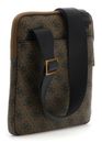 GUESS Vezzola Smart Crossbody Flat Bag Coffee