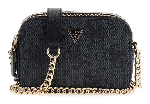 GUESS Noelle II Crossbody Camera Bag Coal Logo