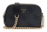 GUESS Noelle II Crossbody Camera Bag Coal Logo