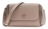 GUESS Meridian II Flap Crossbody Bag Dark Taupe