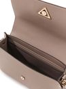 GUESS Meridian II Flap Crossbody Bag Dark Taupe