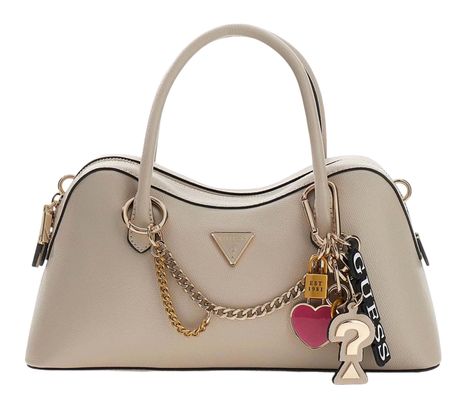 GUESS Davina Satchel Light Taupe