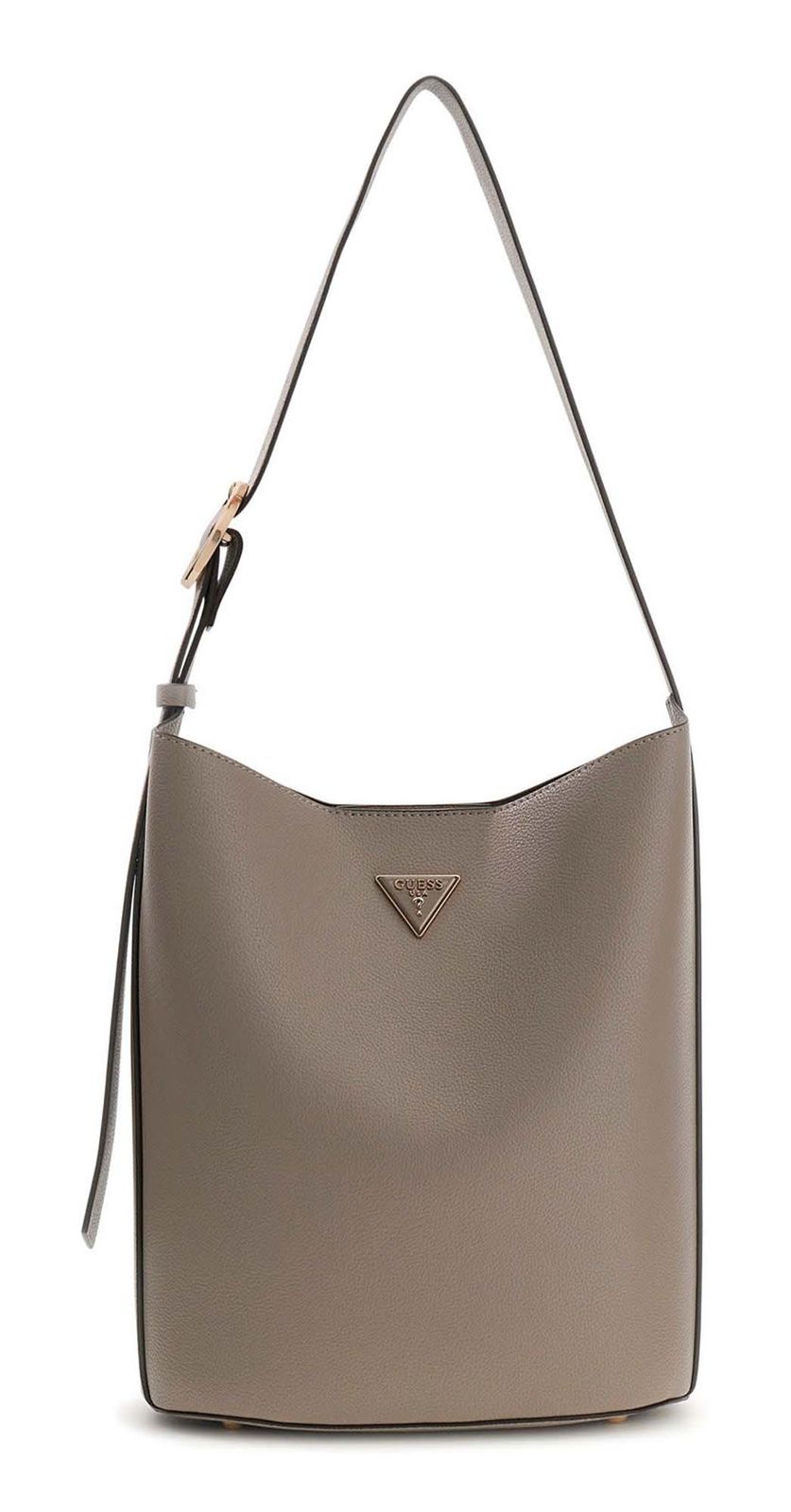 GUESS Meridian II Bucket Bag Dark Taupe GUESS Meridian II Bucket Bag Dark Taupe