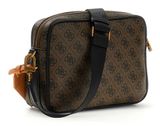 GUESS Milano Crossbody Double Zip Bag Coffee
