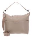 MANDARINA DUCK Mellow Leather Hobo Warm Taupe