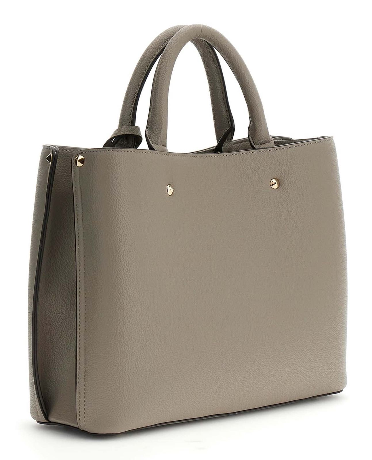 GUESS Meridian II Girlfriend Satchel Dark Taupe GUESS Meridian II Girlfriend Satchel Dark Taupe