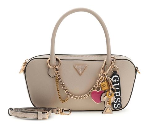 GUESS Davina Satchel S Light Taupe