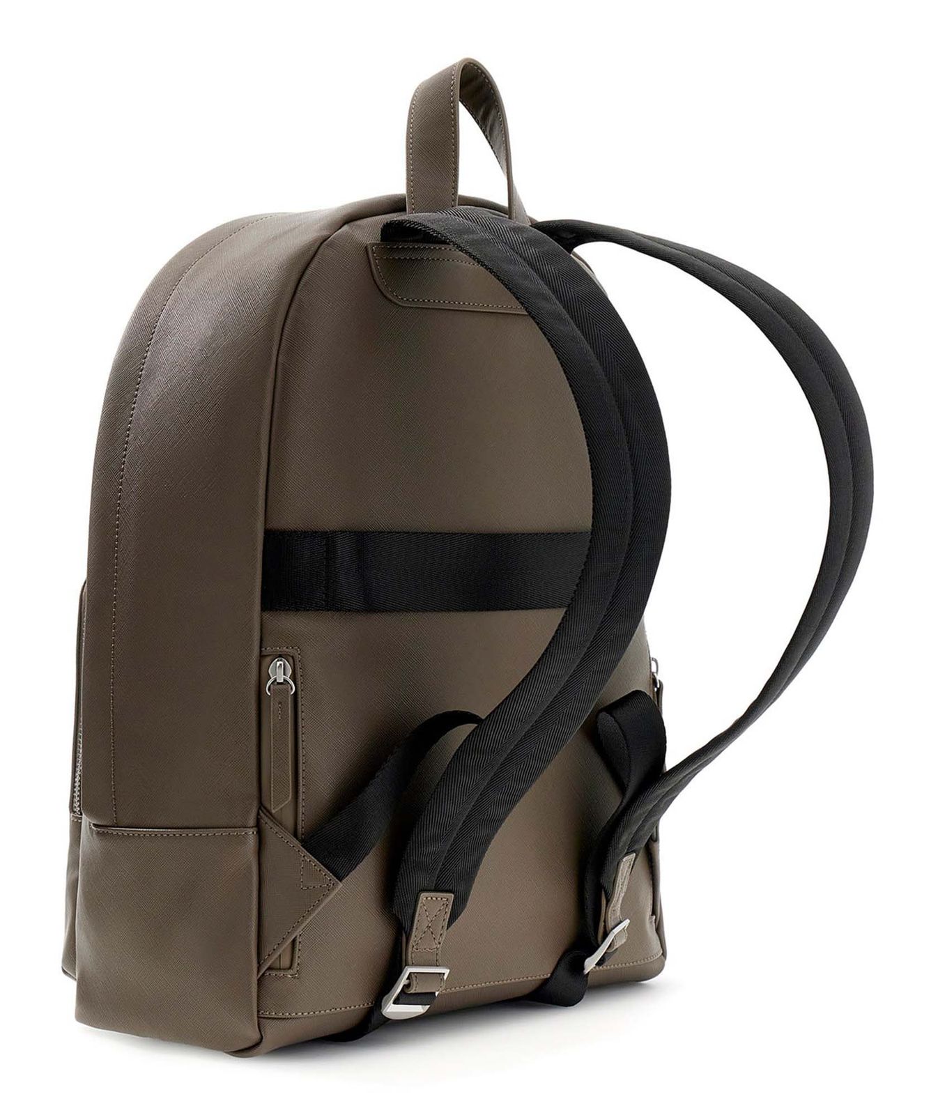 GUESS Certosa Saffiano Eco Backpack Brown Shitake GUESS Certosa Saffiano Eco Backpack Brown Shitake