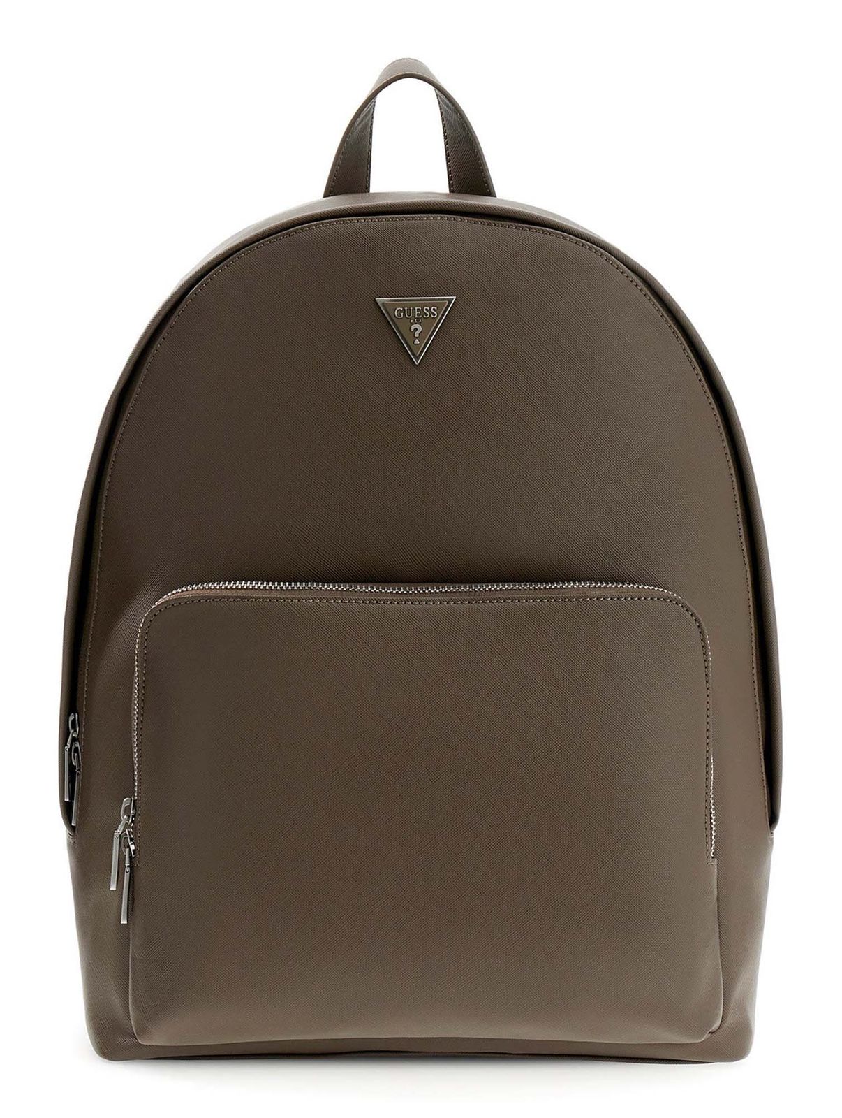 GUESS Certosa Saffiano Eco Backpack Brown Shitake