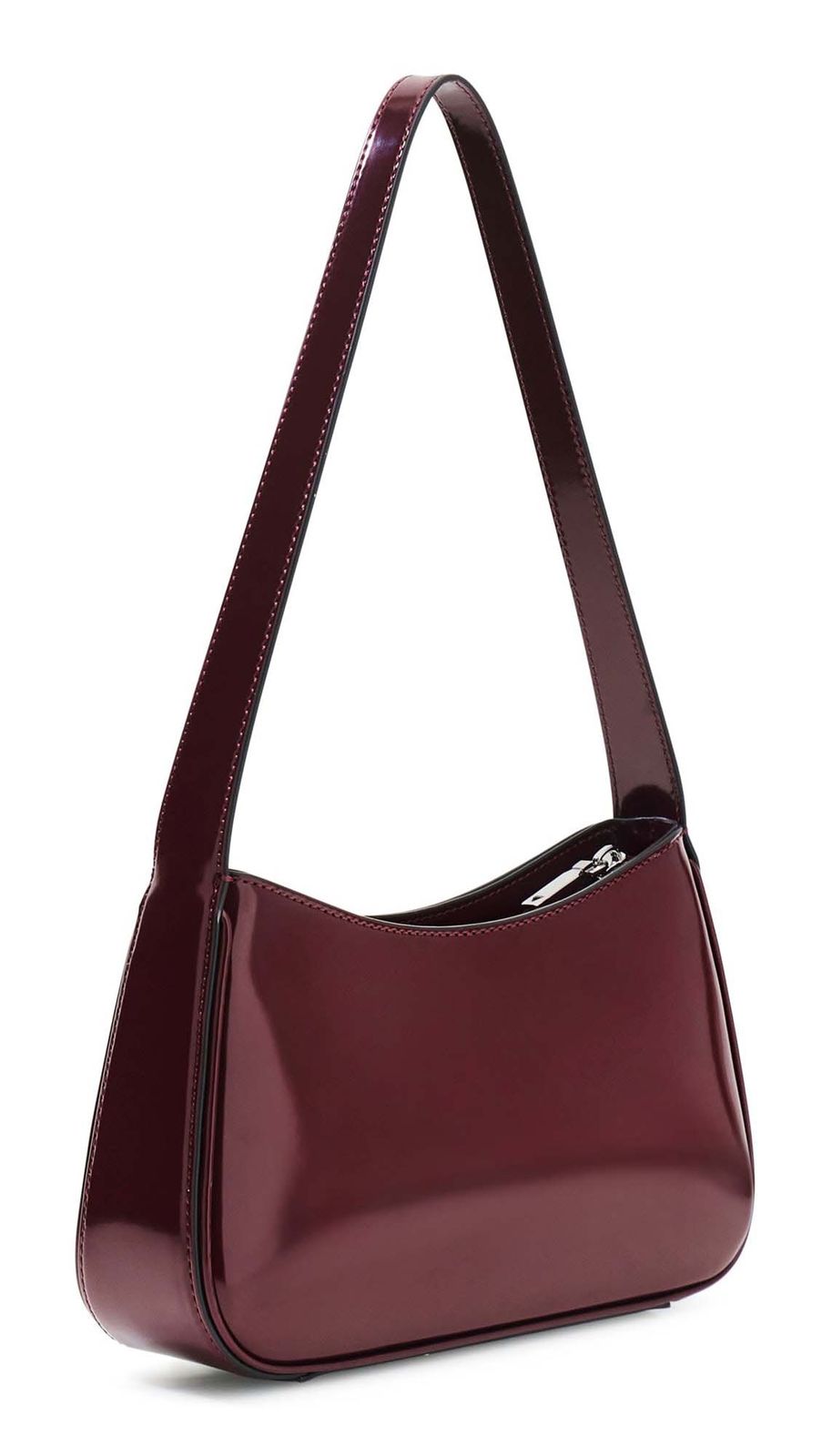 GUESS Arnela Top Zip Shoulder Bag Burgundy GUESS Arnela Top Zip Shoulder Bag Burgundy