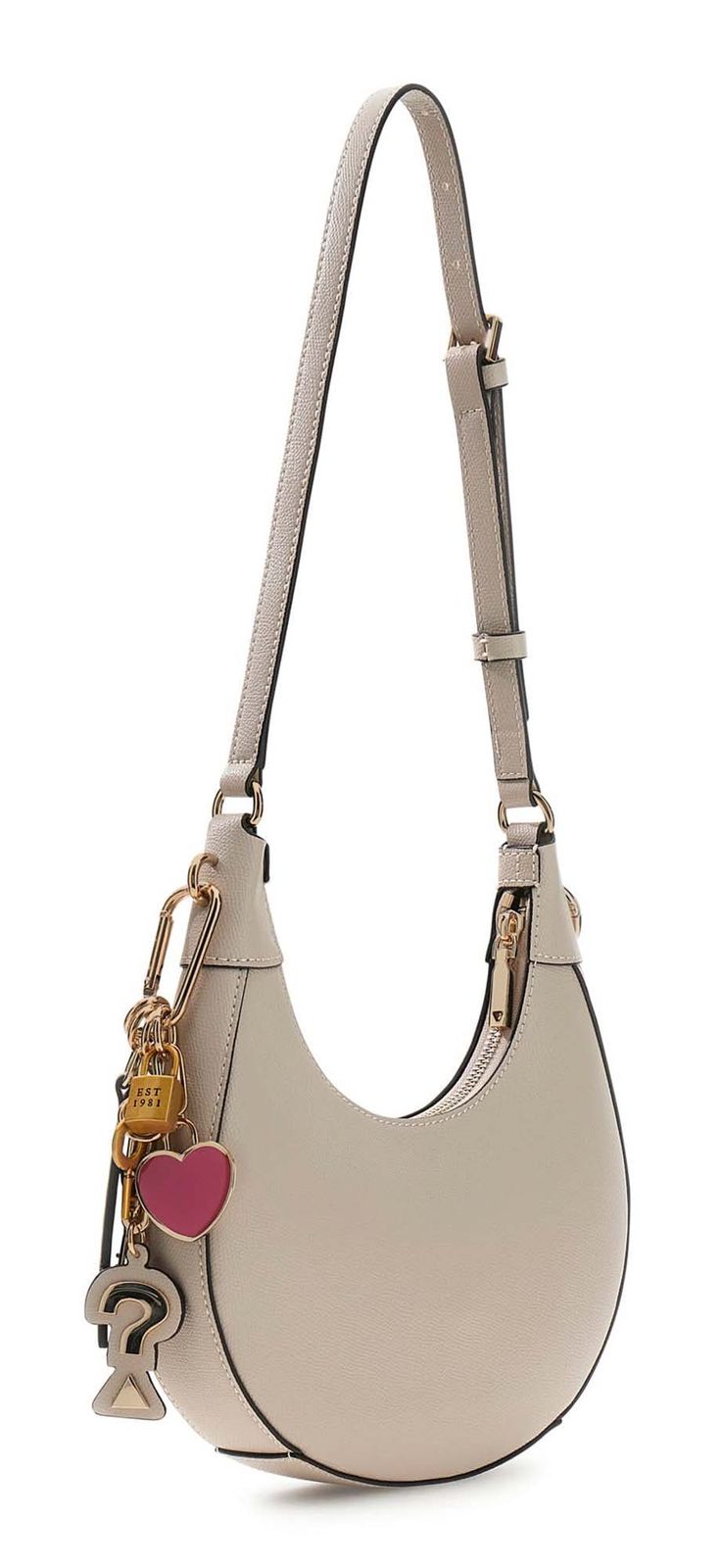 GUESS Davina Shoulder Bag Light Taupe GUESS Davina Shoulder Bag Light Taupe