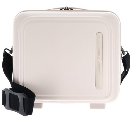 MANDARINA DUCK Logoduck + Beauty Case White Mocha MANDARINA DUCK Logoduck + Beauty Case White Mocha