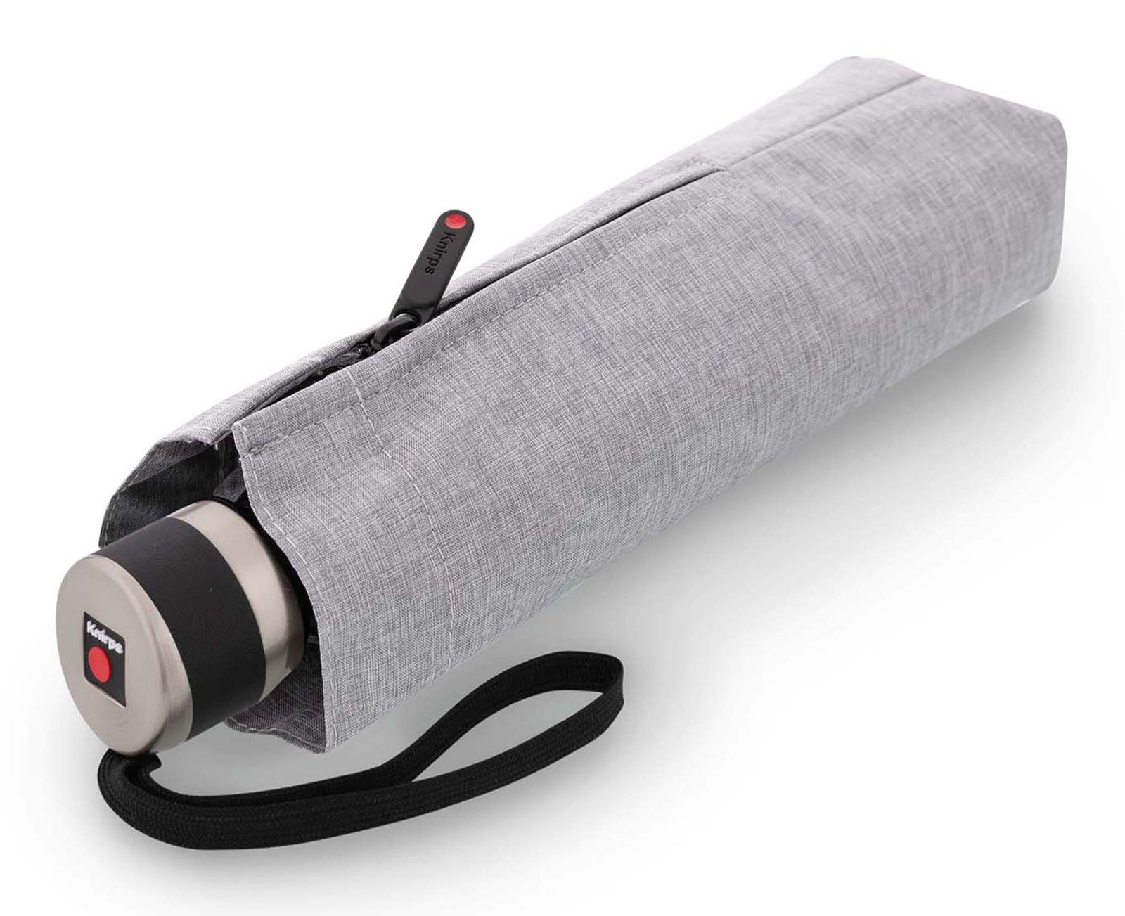 Knirps C.041 Chrome Matt Manual Melange Grey Knirps C.041 Chrome Matt Manual Melange Grey