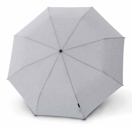 Knirps C.041 Chrome Matt Manual Melange Grey Knirps C.041 Chrome Matt Manual Melange Grey