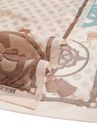 GUESS Cresidia Scarf 60X180 Cream White Logo