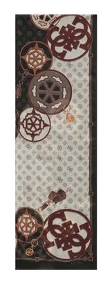 GUESS Cresidia Scarf 60X180 Black Logo GUESS Cresidia Scarf 60X180 Black Logo