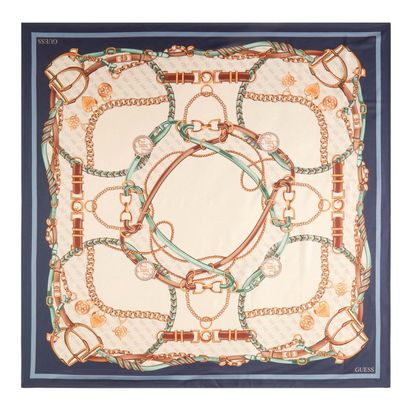GUESS Kefiah 120x120 Blue GUESS Kefiah 120x120 Blue