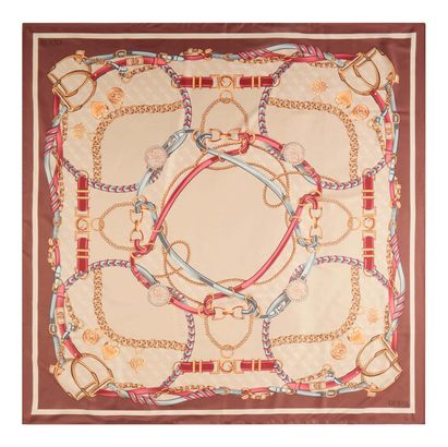 GUESS Kefiah 120x120 Pale Mocha GUESS Kefiah 120x120 Pale Mocha