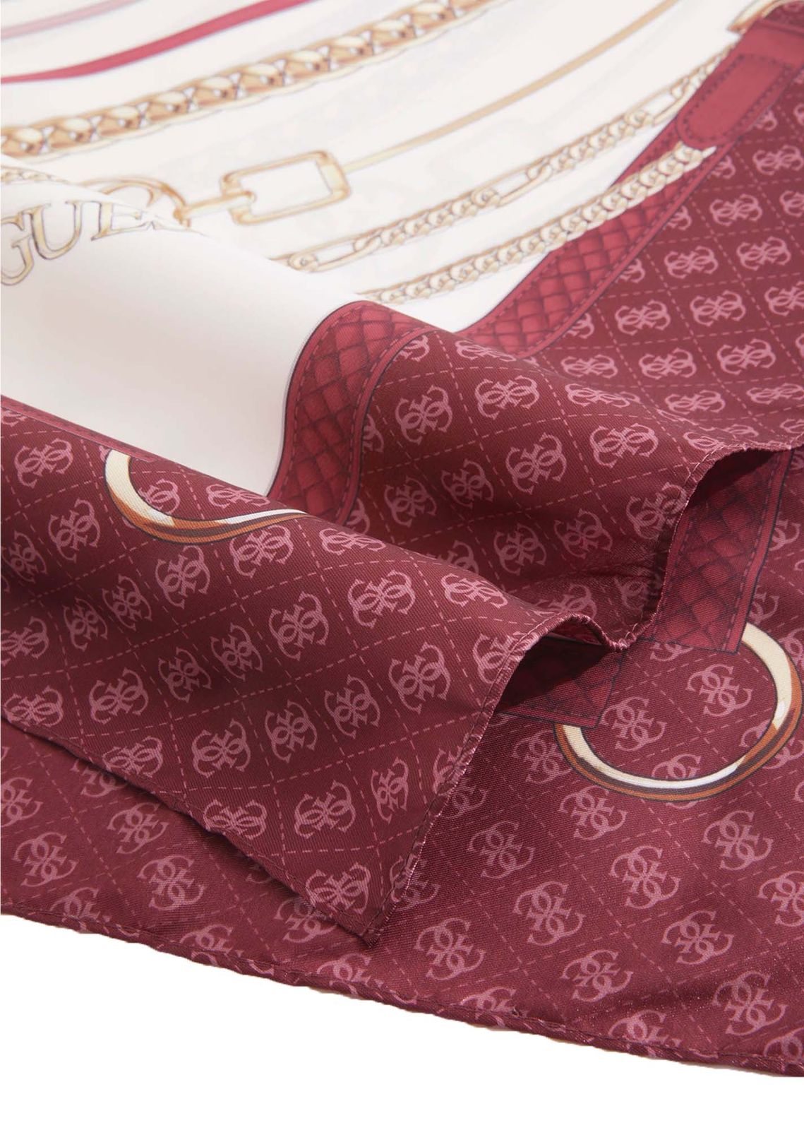 GUESS Foulard 90X90 Burgundy GUESS Foulard 90X90 Burgundy