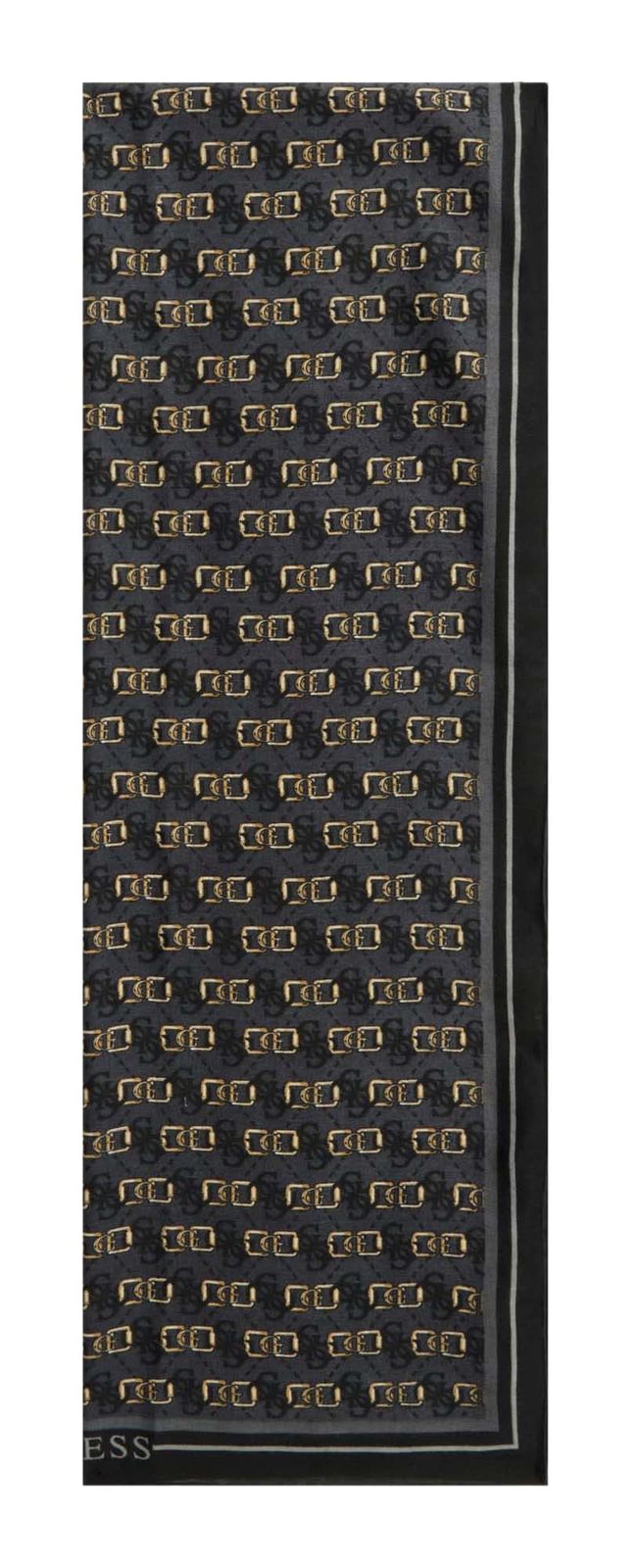 GUESS Karnilla Logo Scarf 60X180 Coal Logo