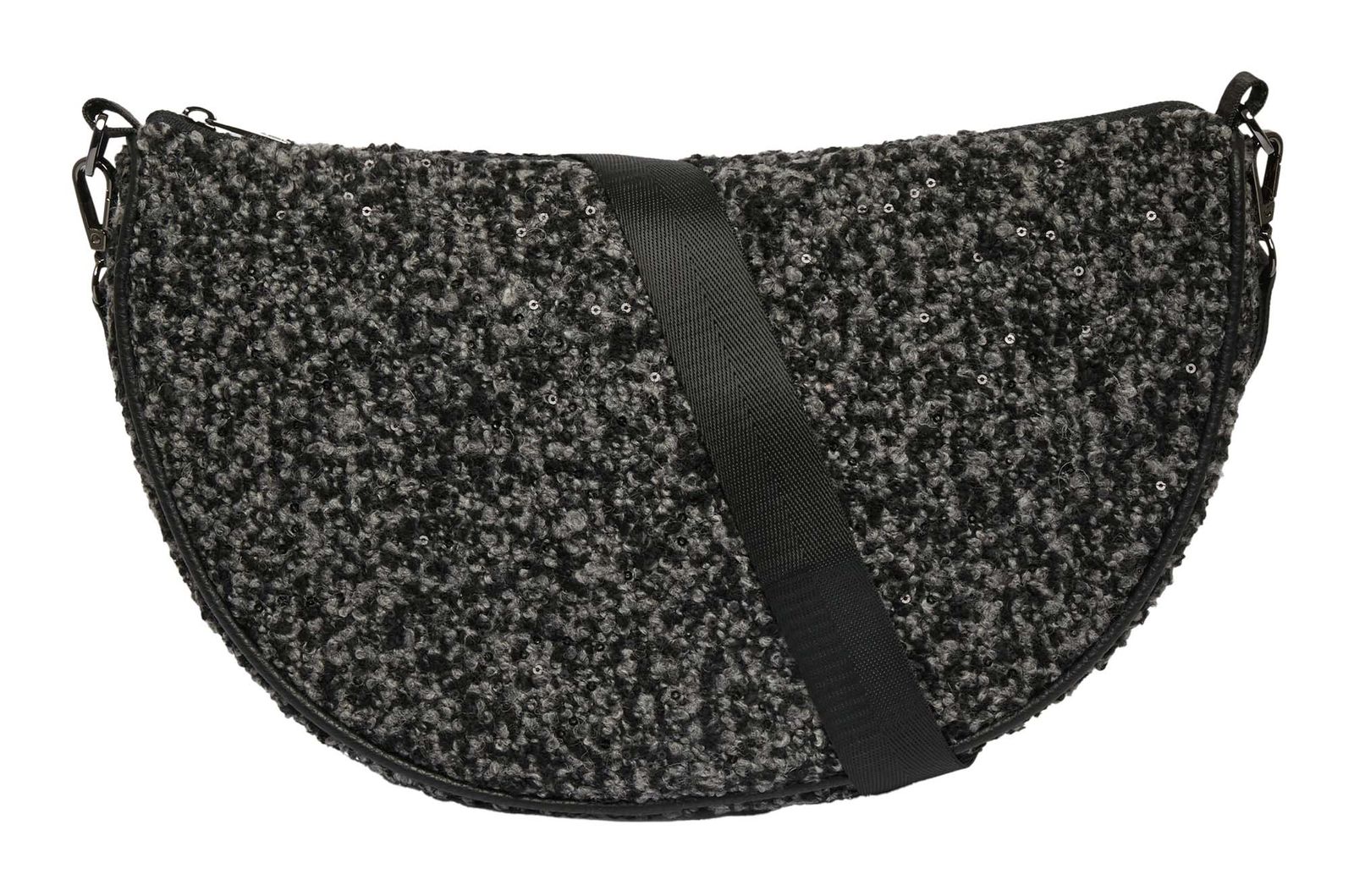 s.Oliver Half-Moon Bag Grey / Black s.Oliver Half-Moon Bag Grey / Black