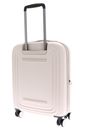 MANDARINA DUCK Logoduck + Expandable Cabin Trolley White Mocha