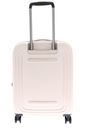 MANDARINA DUCK Logoduck + Expandable Cabin Trolley White Mocha