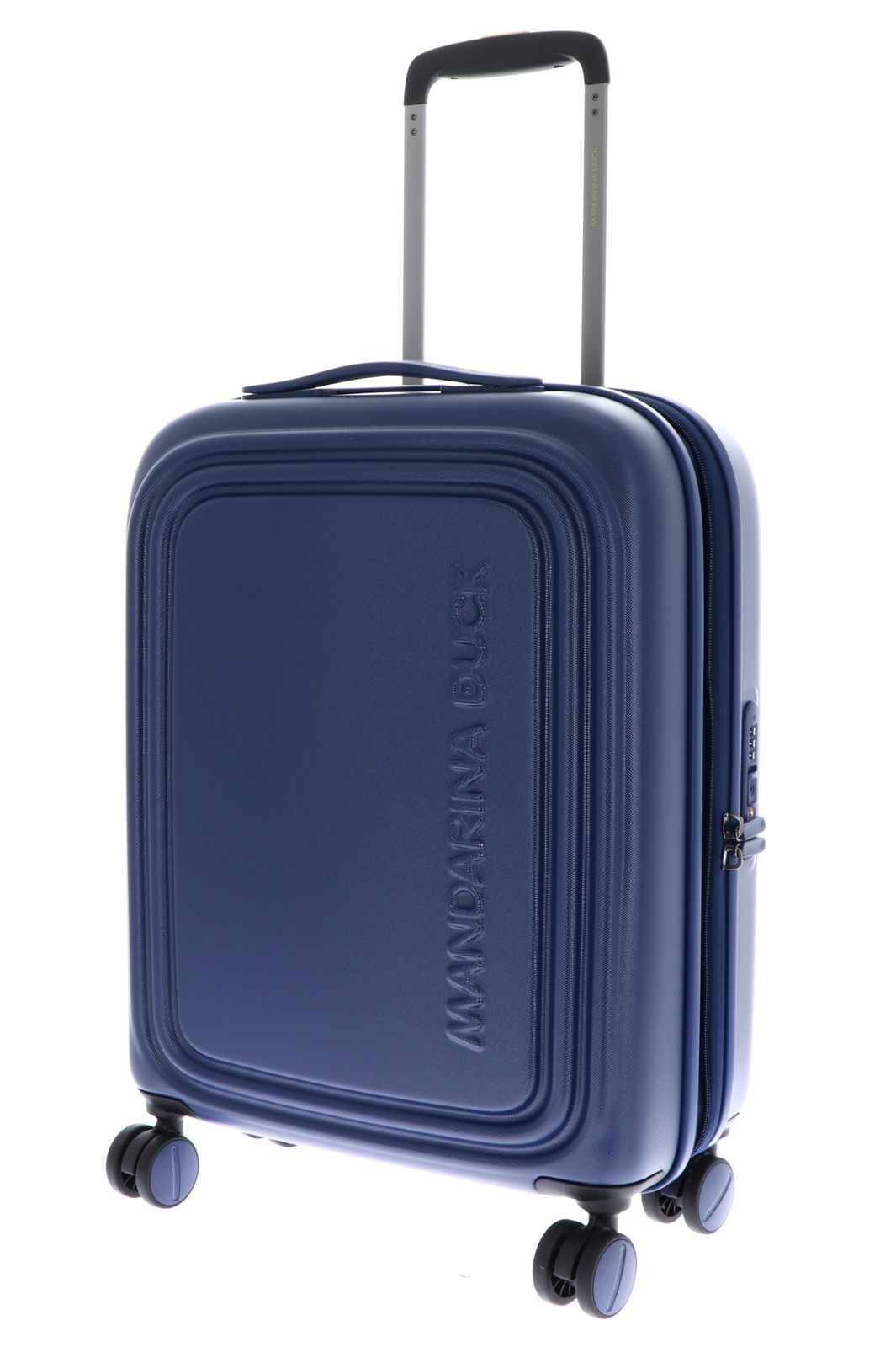 MANDARINA DUCK Logoduck + Expandable Cabin Trolley Deep Blue MANDARINA DUCK Logoduck + Expandable Cabin Trolley Deep Blue