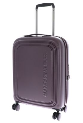 MANDARINA DUCK Logoduck + Expandable Cabin Trolley Choco Ice