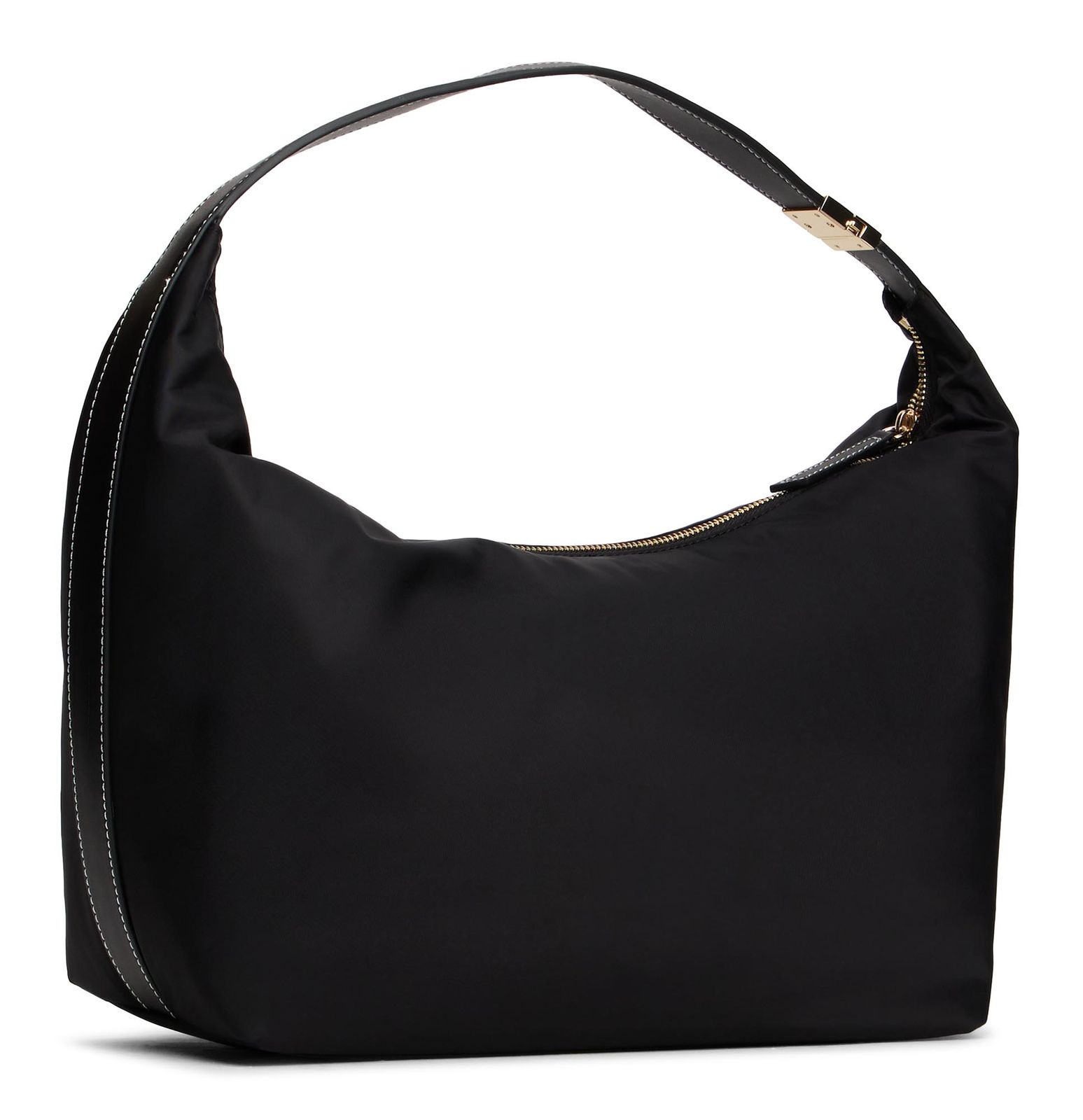 TOMMY HILFIGER TH GO Hobo Bag Black TOMMY HILFIGER TH GO Hobo Bag Black