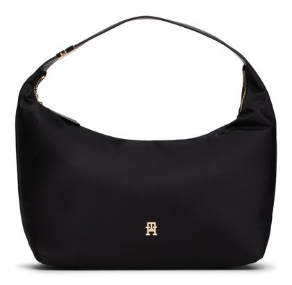 TOMMY HILFIGER TH GO Hobo Bag Black TOMMY HILFIGER TH GO Hobo Bag Black