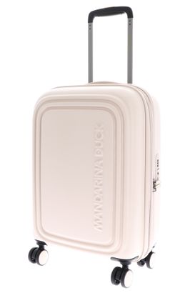 MANDARINA DUCK Logoduck + Expandable Trolley S White Mocha
