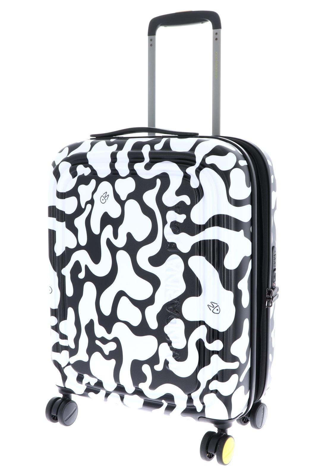 MANDARINA DUCK Logoduck + Printed Exp. Cabin Trolley S Moire MANDARINA DUCK Logoduck + Printed Exp. Cabin Trolley S Moire