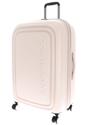 MANDARINA DUCK Logoduck + Trolley L White Mocha