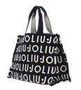 LIU JO Tote Knitted Logo Bag L Blue Sky