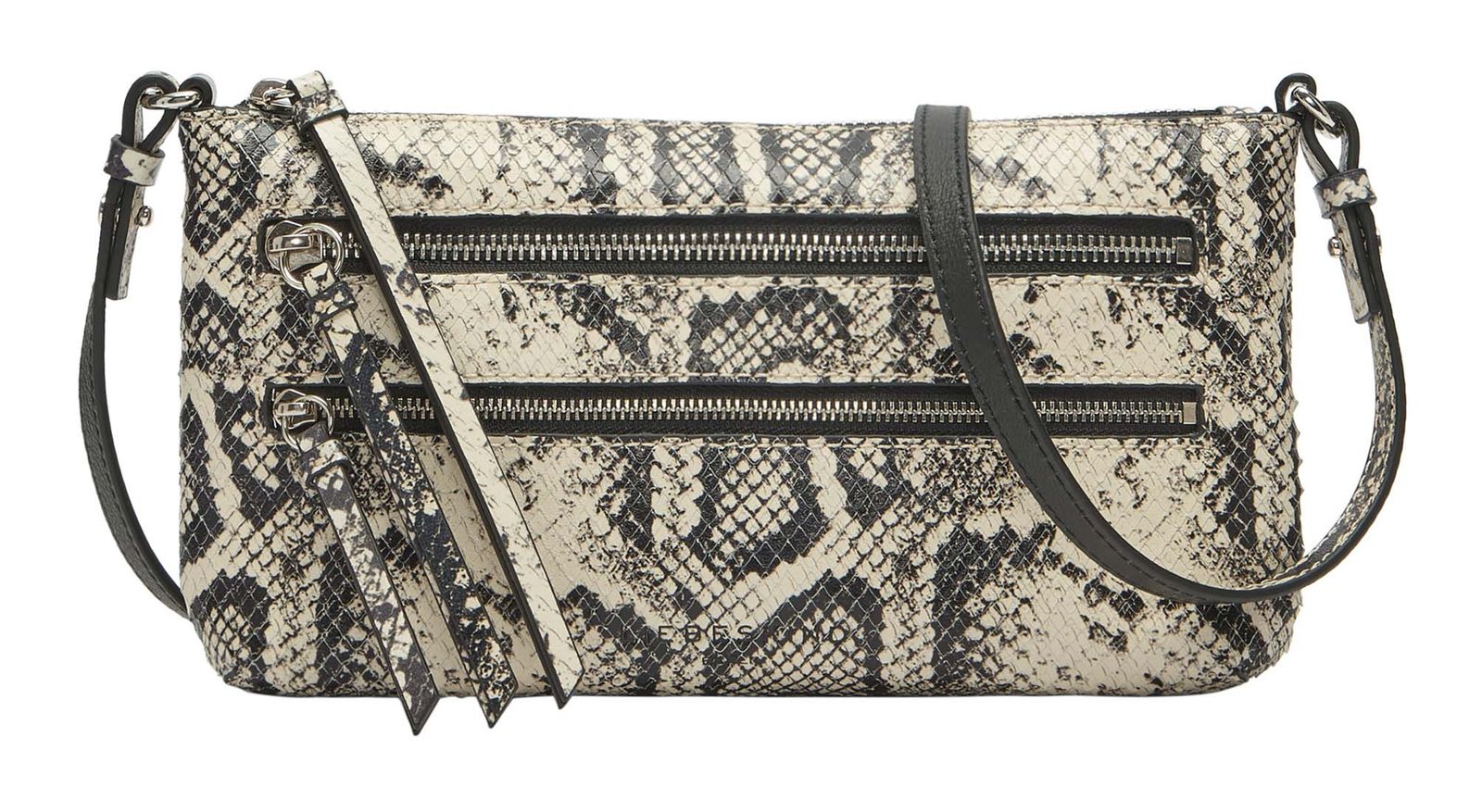 LIEBESKIND BERLIN Zena Snake Single Crossbody Bag S Milk