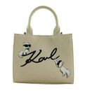 KARL LAGERFELD Ikon Square Tote Natural KARL LAGERFELD Ikon Square Tote Natural