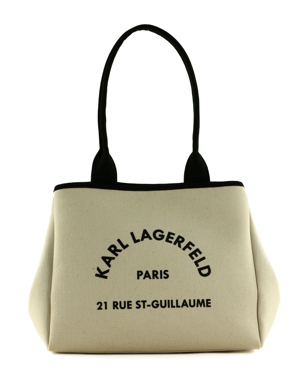 KARL LAGERFELD COTE D AZUR Tote Bag Natural