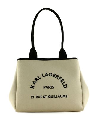 KARL LAGERFELD COTE D AZUR Tote Bag Natural