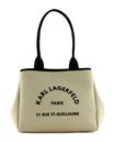 KARL LAGERFELD COTE D AZUR Tote Bag Natural KARL LAGERFELD COTE D AZUR Tote Bag Natural