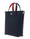 LACOSTE Anna Z Vertical Shopping Bag Marine 166 Rouge 240 LACOSTE Anna Z Vertical Shopping Bag Marine 166 Rouge 240