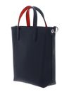 LACOSTE Anna Z Vertical Shopping Bag Marine 166 Rouge 240 LACOSTE Anna Z Vertical Shopping Bag Marine 166 Rouge 240