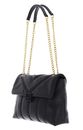 Ted Baker Anileah TB Script Detail Leather Padded Shoulder Bag Black